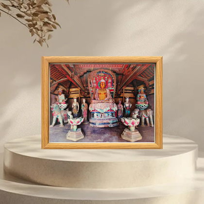 纸喜爱 纸雕相框 景区文创系列-南禅寺 8寸3D立体画 创意摆件 文创周边 纸质工艺品 定制礼品
